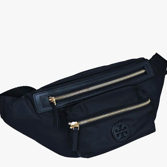 Tory Burch Unisex Nylon Belt Bag Fanny pack Waist Bag, 405 Tory Navy Blue